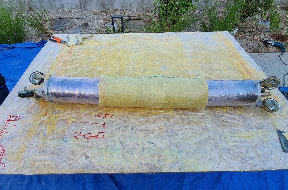 Reparación con packer